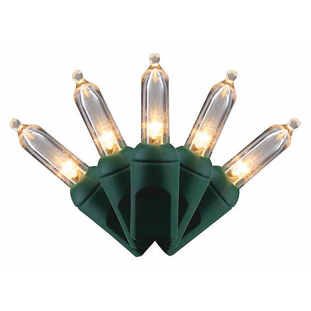 Celebrations - T550WW6A - Platinum LED T5 Warm White 50 CT String Christmas Lights 25 Ft.