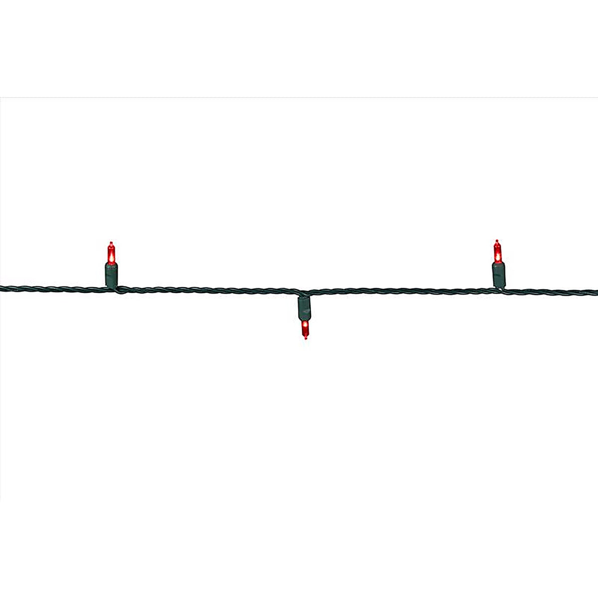 Celebrations - T550RD6A - Platinum LED T5 Red 50 CT String Christmas Lights 25 Ft.