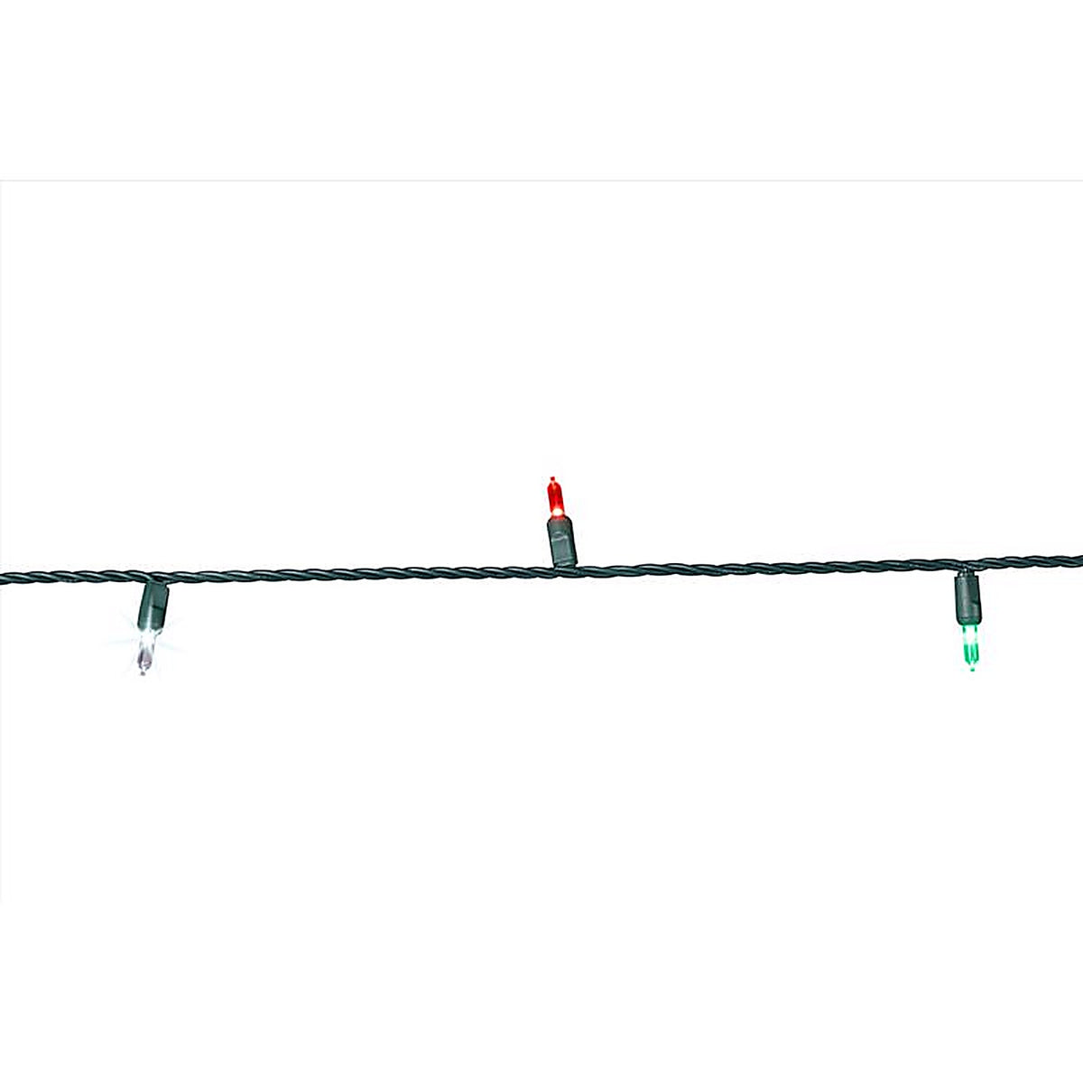 Celebrations - T550TRSA - Platinum LED T5 Red/Green/Pure White 50 CT String Christmas Lights 25 Ft.