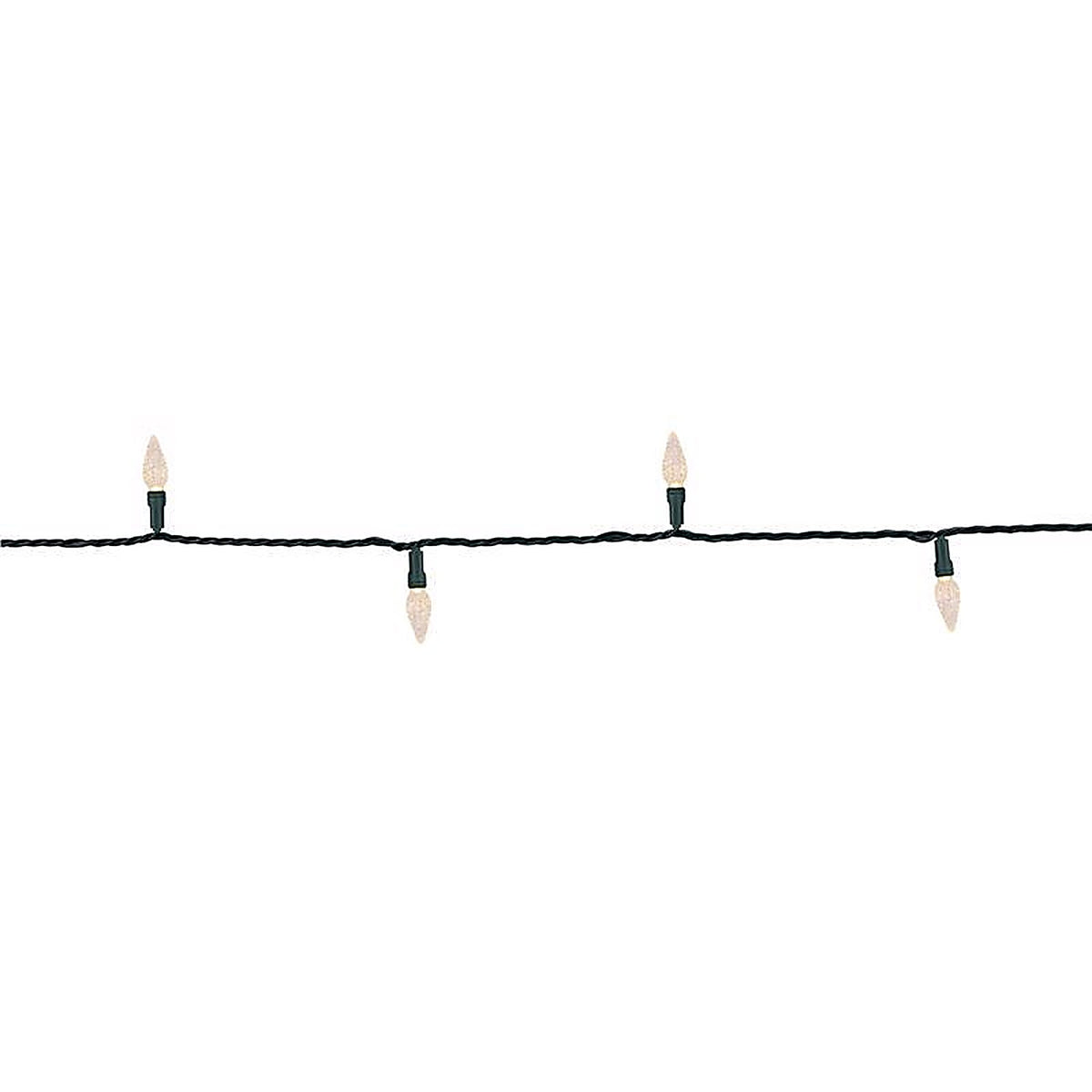 Celebrations - C650WWA - Platinum LED C6 Warm White 50 CT String Christmas Lights 25 Ft.