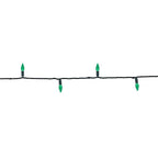 Celebrations - C650GRA - Platinum LED C6 Green 50 CT String Christmas Lights 25 Ft.