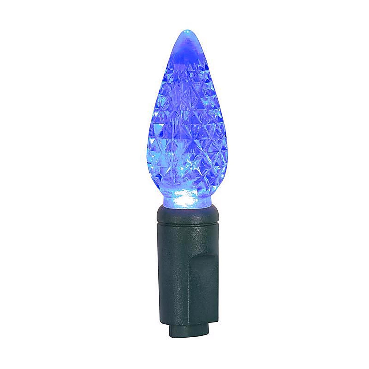 Celebrations - C650BLA - Platinum LED C6 Blue 50 CT String Christmas Lights 25 Ft.