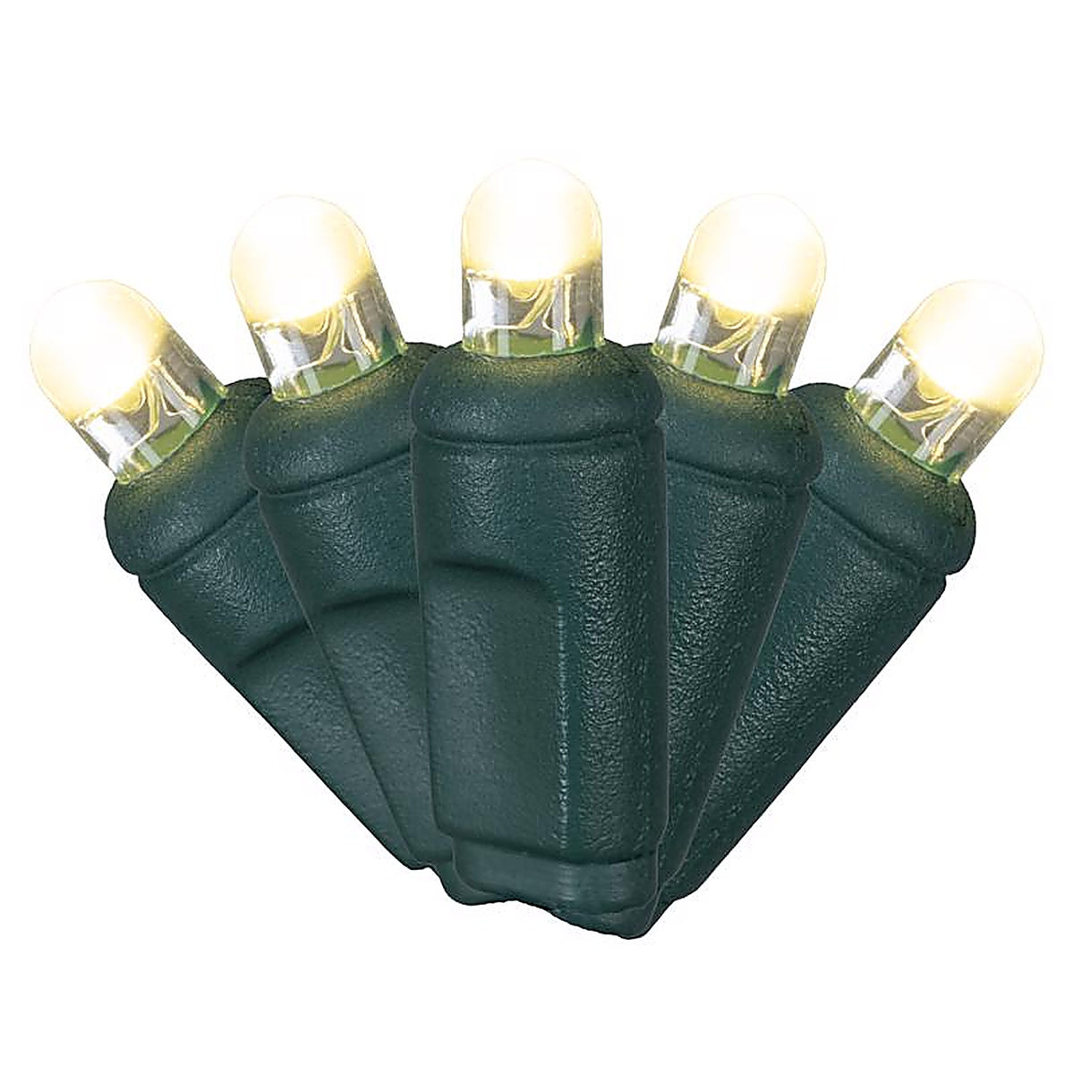 Celebrations - 5MM50WWA - Platinum LED Mini Dot Warm White 50 CT String Christmas Lights 25 Ft.