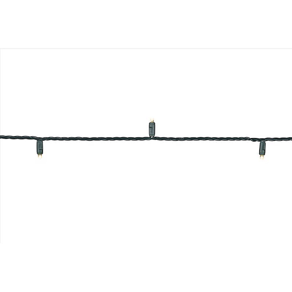 Celebrations - 5MM50WWA - Platinum LED Mini Dot Warm White 50 CT String Christmas Lights 25 Ft.