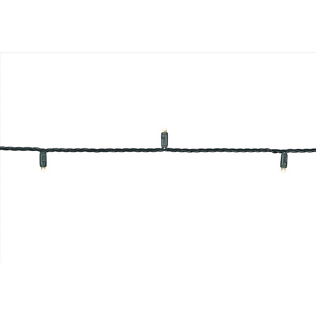 Celebrations - 5MM50WWA - Platinum LED Mini Dot Warm White 50 CT String Christmas Lights 25 Ft.