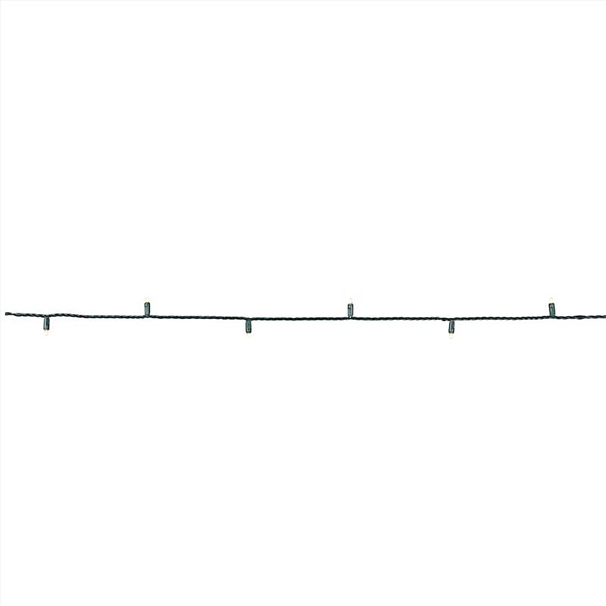 Celebrations - 5MM50WWA - Platinum LED Mini Dot Warm White 50 CT String Christmas Lights 25 Ft.