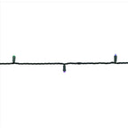 Celebrations - 5MM50MUA - Platinum LED Mini Multicolored 50 CT String Christmas Lights 25 Ft.