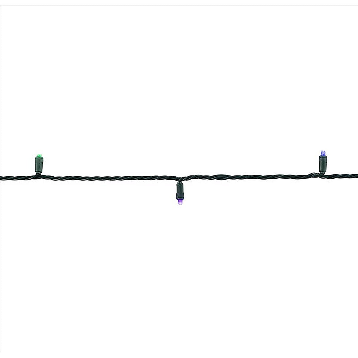 Celebrations - 5MM50MUA - Platinum LED Mini Multicolored 50 CT String Christmas Lights 25 Ft.