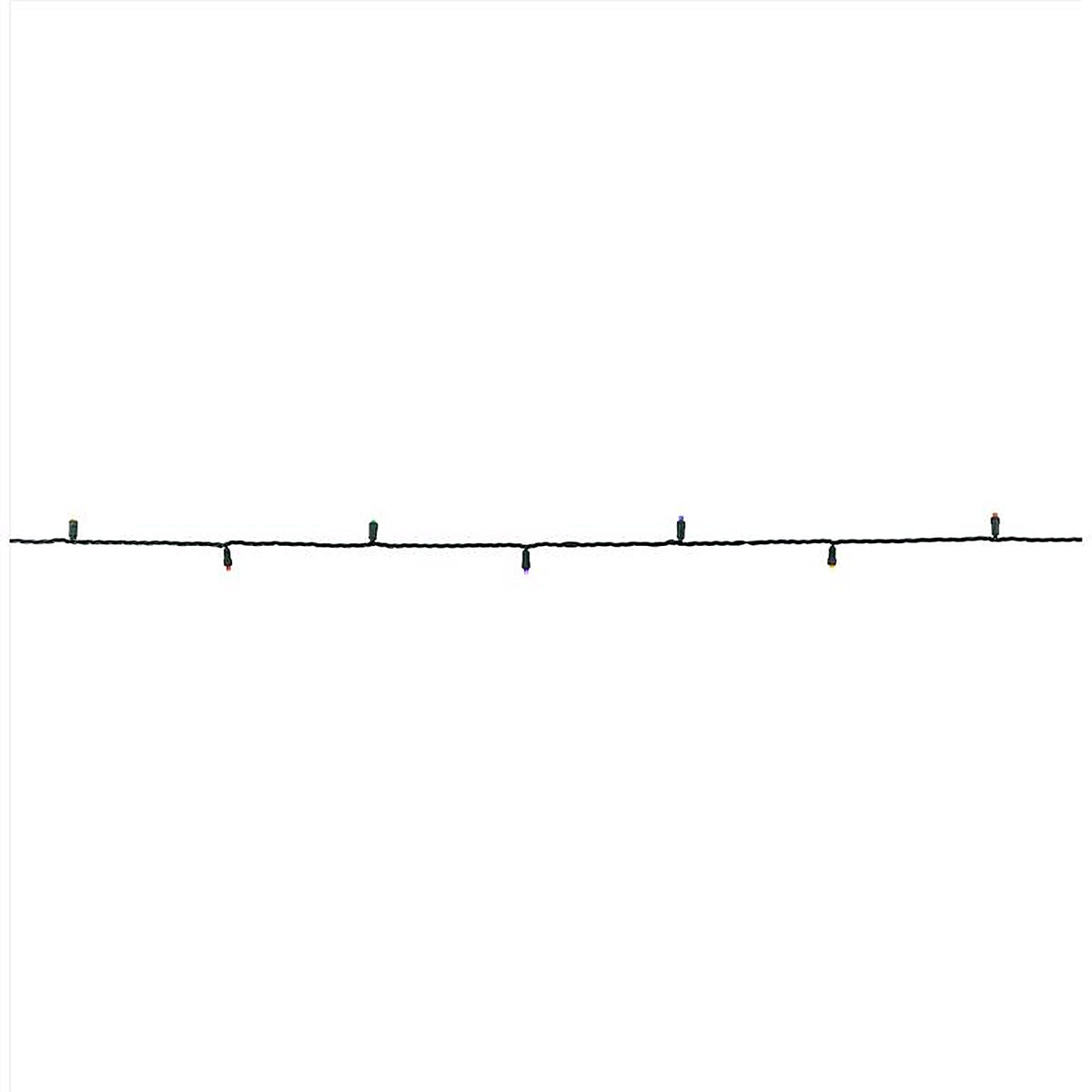 Celebrations - 5MM50MUA - Platinum LED Mini Multicolored 50 CT String Christmas Lights 25 Ft.