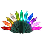 Celebrations - RGBWWAT5A - Platinum LED T5 Multicolored 50 CT String Christmas Lights 25 Ft.