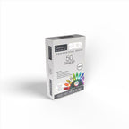 Celebrations - RGBWWAT5A - Platinum LED T5 Multicolored 50 CT String Christmas Lights 25 Ft.