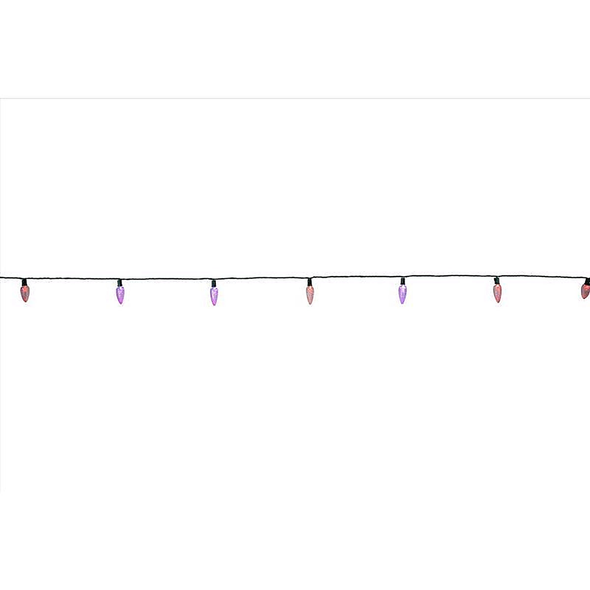 Celebrations - RGBWWSC6A - Platinum LED C6 Multicolored 50 CT String Lights w/Remote Christmas Lights 25 Ft.