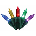 Celebrations - T550MU6A - Platinum LED T5 Multicolored 50 CT String Christmas Lights 25 Ft.