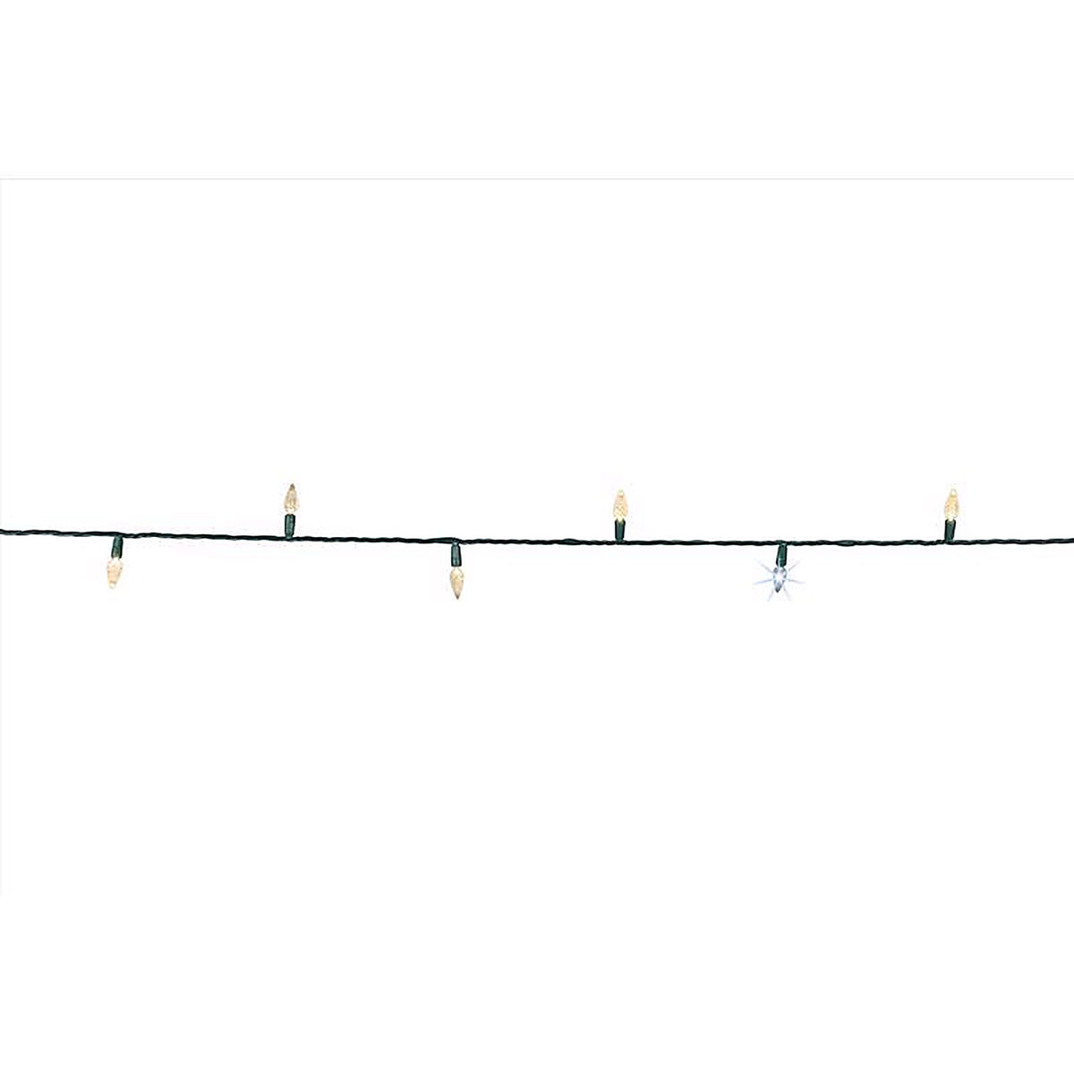 Celebrations - C650WWSA - Platinum LED C6 Warm White 50 CT String Christmas Lights 25 Ft.