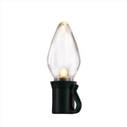 Celebrations - C750TWWA - Platinum LED C7 Warm White Clear 50 CT String Christmas Lights 25 Ft.