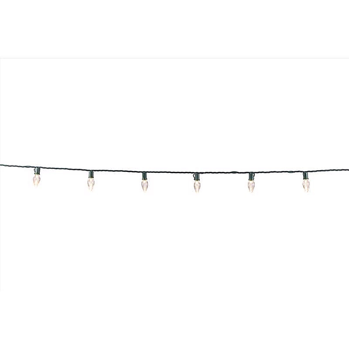 Celebrations - C750TWWA - Platinum LED C7 Warm White Clear 50 CT String Christmas Lights 25 Ft.