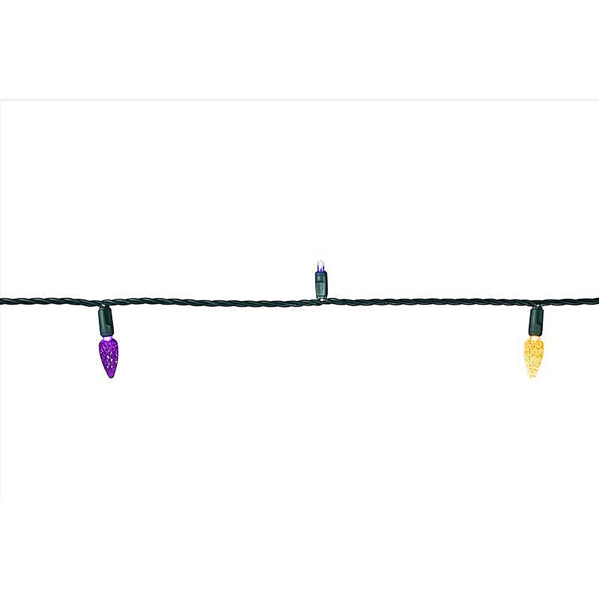 Celebrations - C65MM50MUA - Platinum LED C6 Multicolored Duet 50 CT String Christmas Lights 25 Ft.
