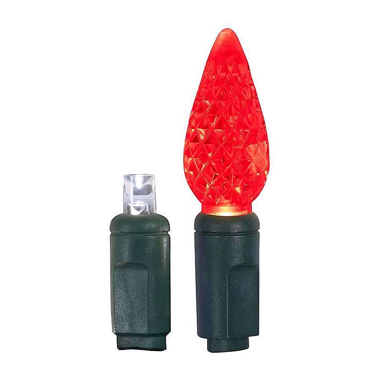Celebrations - C65MM50CCSA - Platinum LED C6 Red/White 50 CT String Christmas Lights 25 Ft.