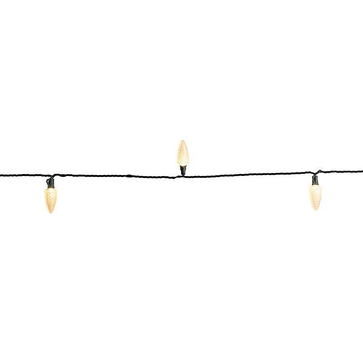 Celebrations - C925FWWA - Platinum LED C9 Warm White 25 CT String Christmas Lights 25 Ft.