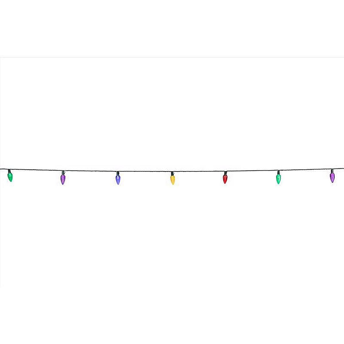 Celebrations - C925FMUA - Platinum LED C9 Multicolored 25 CT String Christmas Lights 25 Ft.
