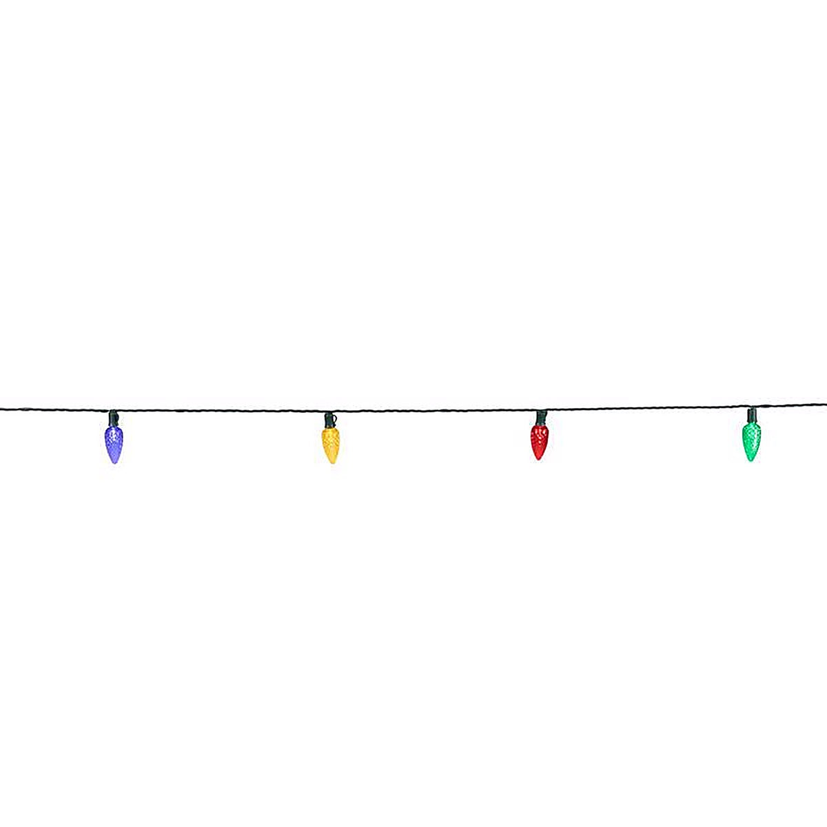 Celebrations - C925FMUA - Platinum LED C9 Multicolored 25 CT String Christmas Lights 25 Ft.