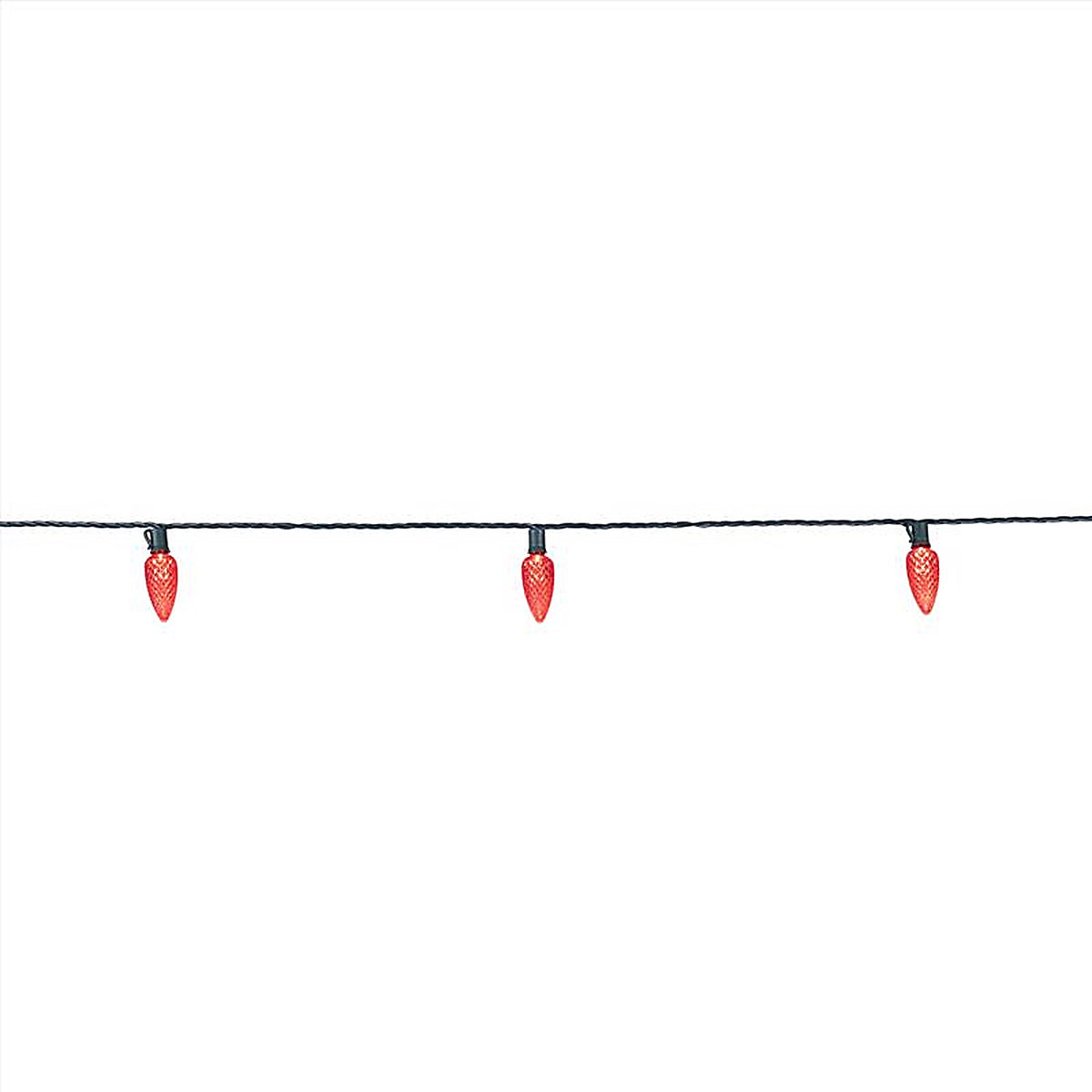 Celebrations - C925FRDA - Platinum LED C9 Red 25 CT String Christmas Lights 25 Ft.