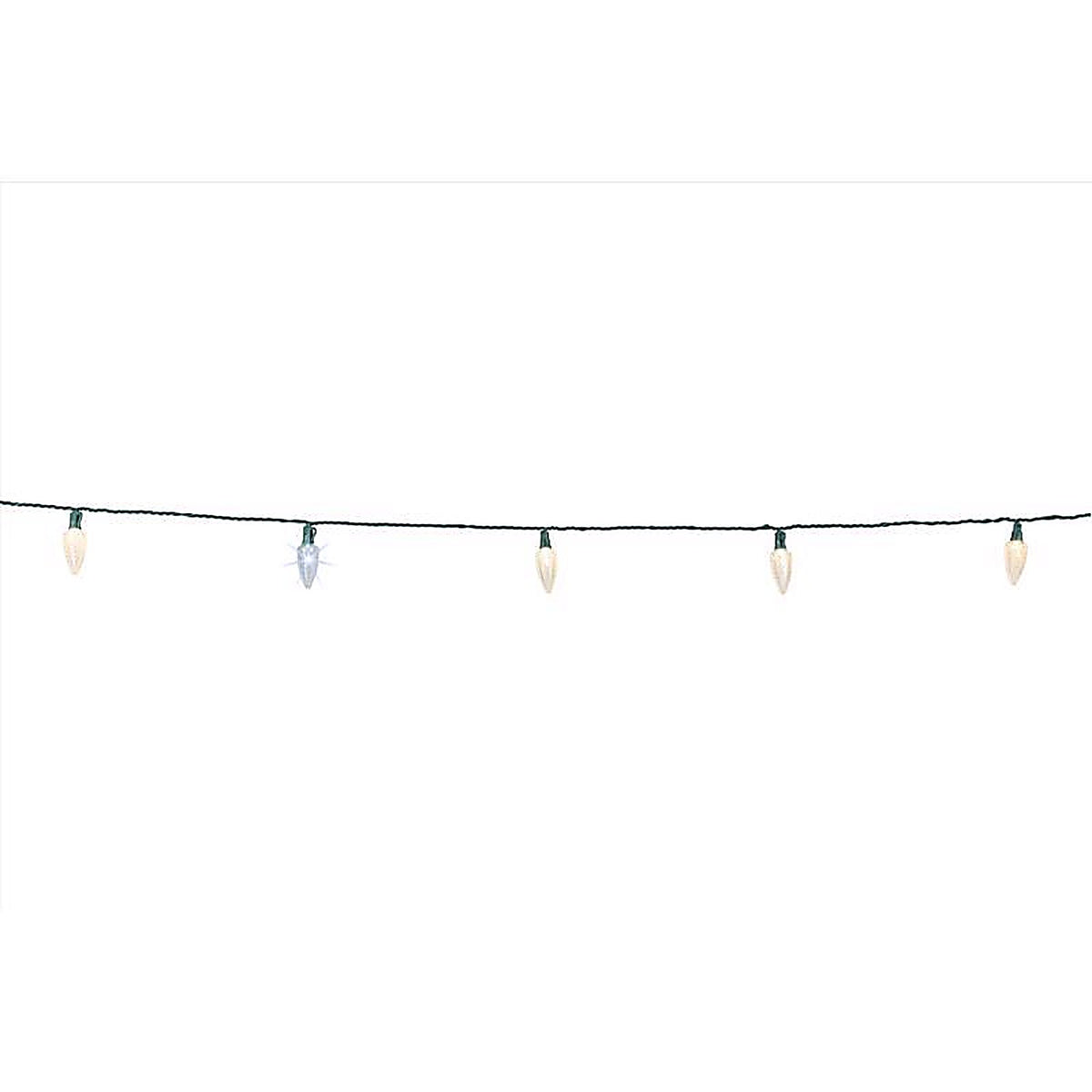 Celebrations - C925FWWSA - Platinum LED C9 Warm White 25 CT String Christmas Lights 25 Ft.