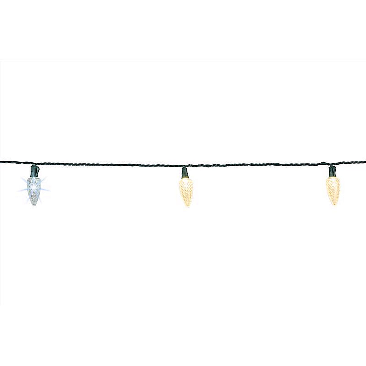 Celebrations - C925FWWSA - Platinum LED C9 Warm White 25 CT String Christmas Lights 25 Ft.