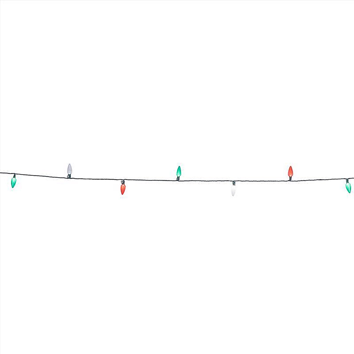 Celebrations - C925FTRSA - Platinum LED C9 Multicolored 25 CT String Christmas Lights 25 Ft.