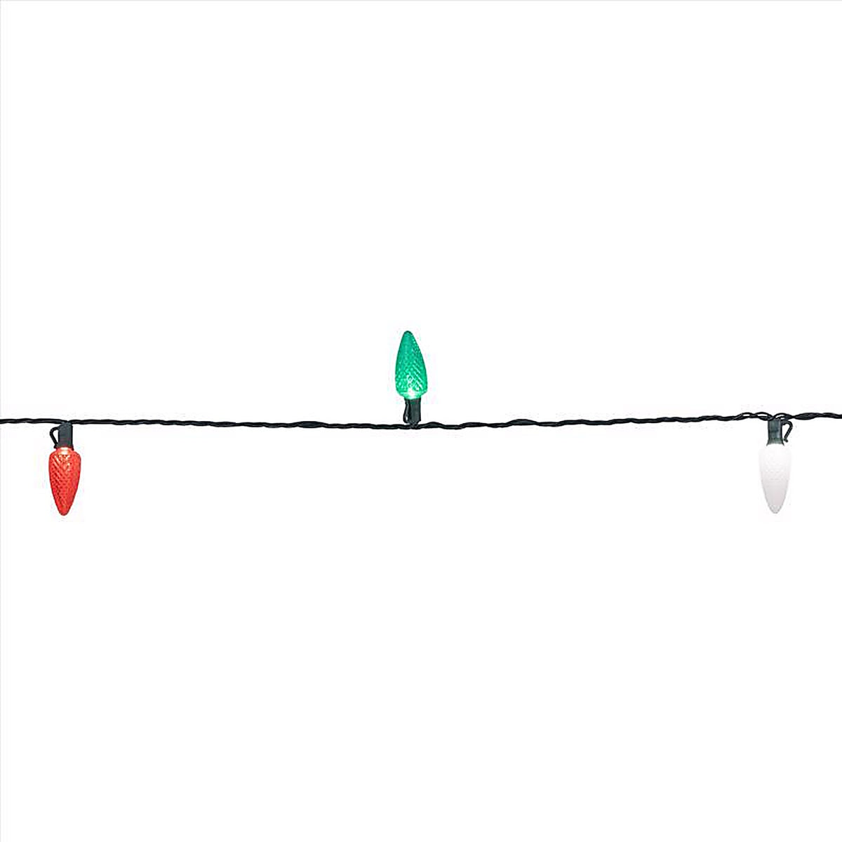 Celebrations - C925FTRSA - Platinum LED C9 Multicolored 25 CT String Christmas Lights 25 Ft.