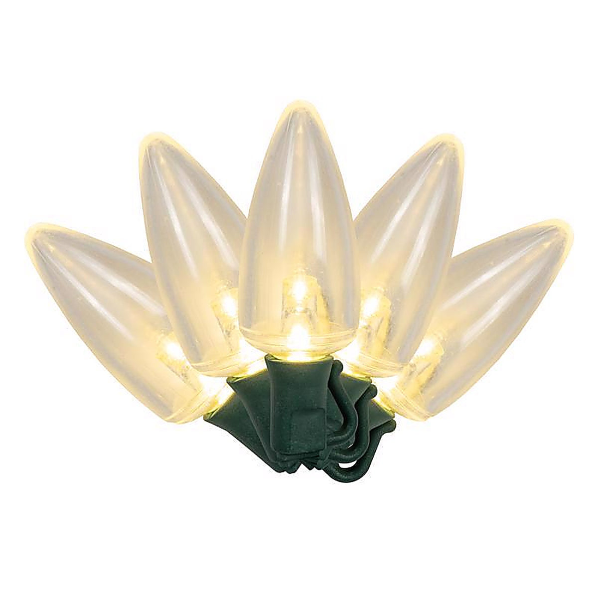 Celebrations - C925TWWA - Platinum LED C9 Warm White 25 CT String Christmas Lights 25 Ft.