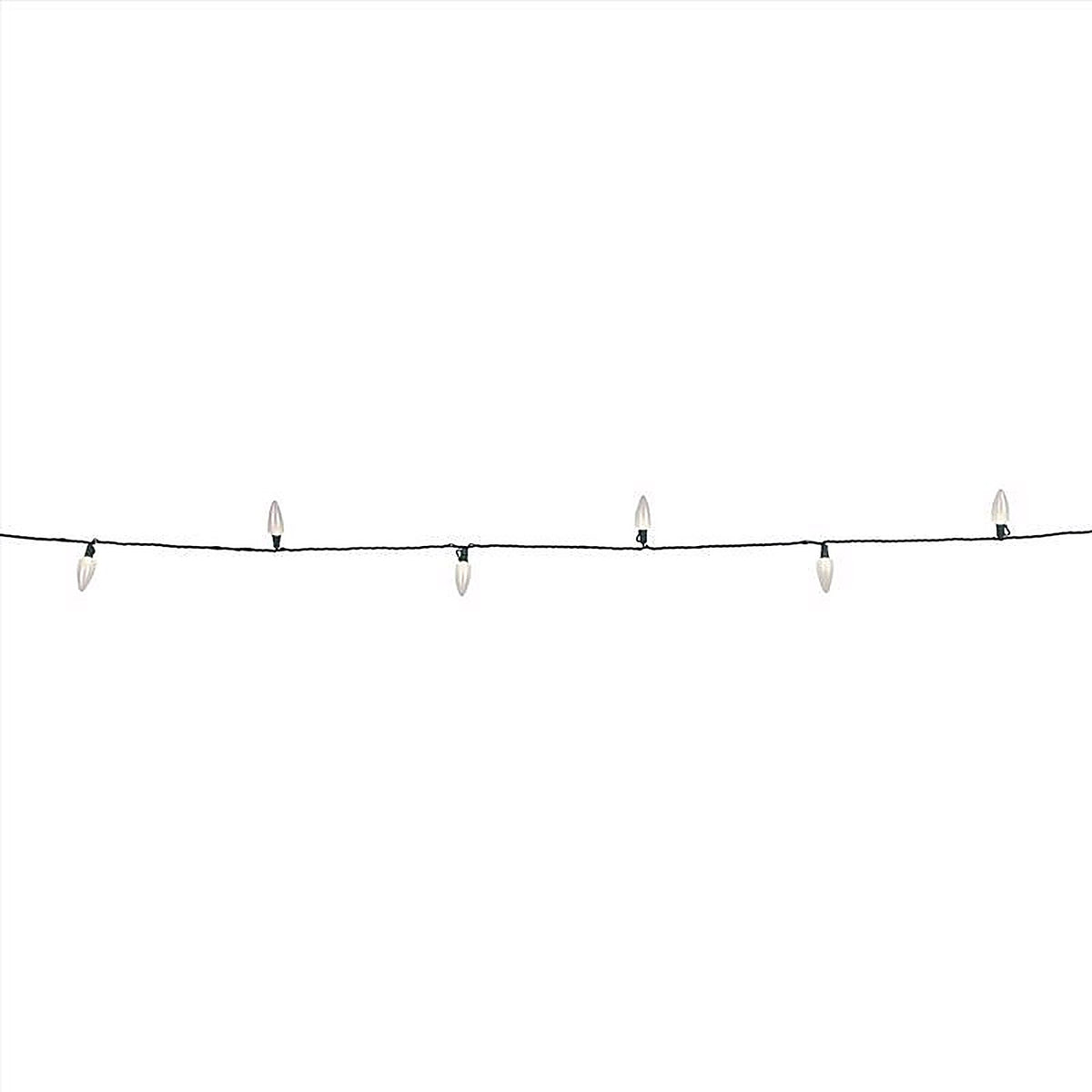 Celebrations - C925OWHA - Platinum LED C9 White 25 CT String Christmas Lights 25 Ft.