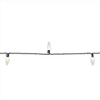 Celebrations - C925OWHA - Platinum LED C9 White 25 CT String Christmas Lights 25 Ft.