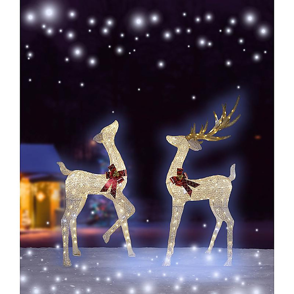 Celebrations - 20DH1217S - LED Warm White Reindeer 6 Ft. Yard Decor