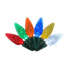Celebrations - C650RFSA - Platinum LED C6 Multicolored 50 CT String Christmas Lights 25 Ft.