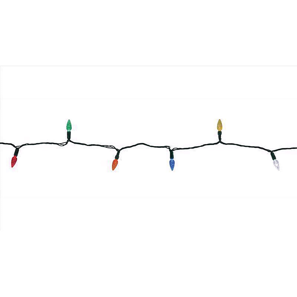 Celebrations - C650RFSA - Platinum LED C6 Multicolored 50 CT String Christmas Lights 25 Ft.