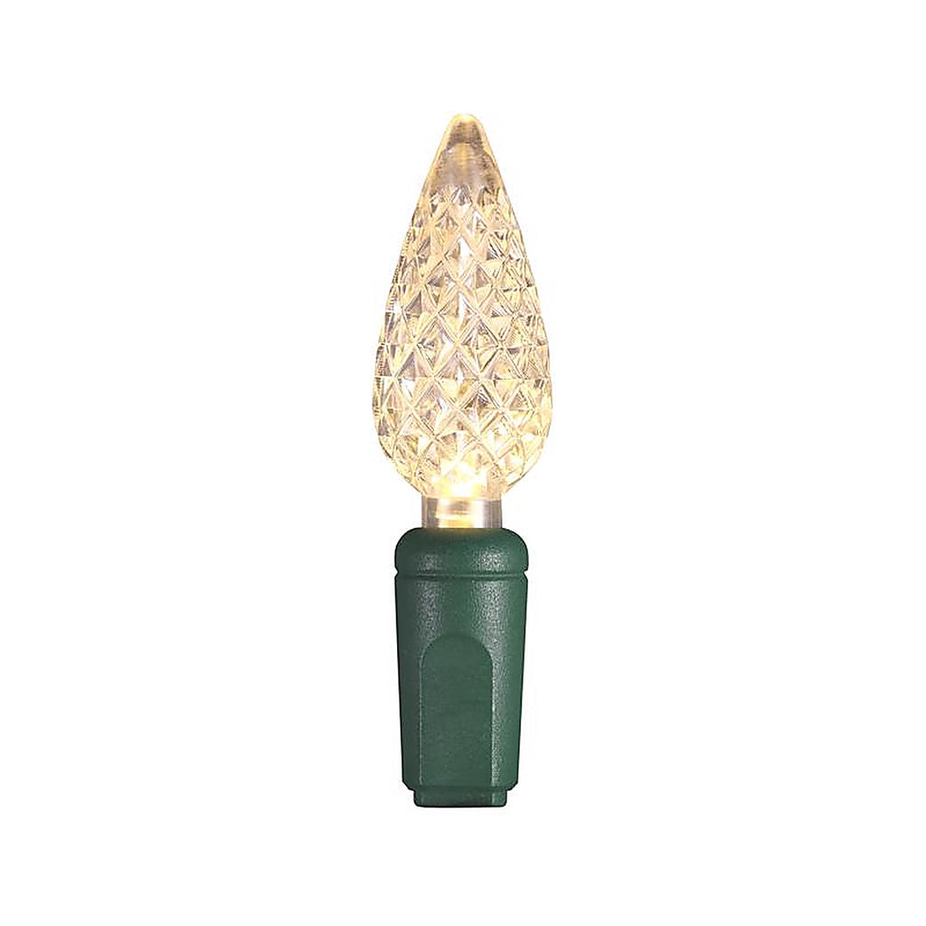 Celebrations - C650CHSA - Platinum LED C6 Multicolored/Warm White 50 CT String Christmas Lights 25 Ft.