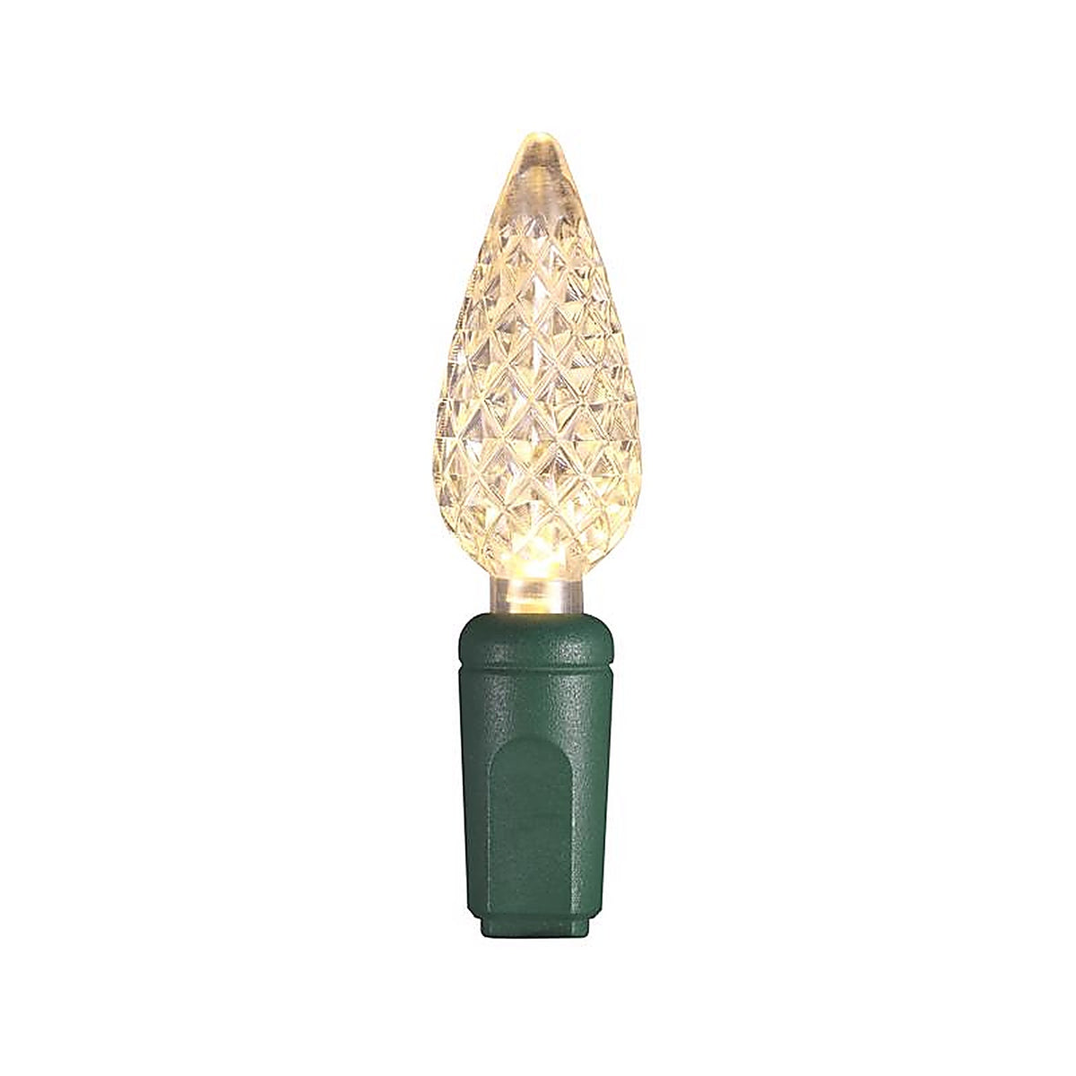Celebrations - C650CHSA - Platinum LED C6 Multicolored/Warm White 50 CT String Christmas Lights 25 Ft.