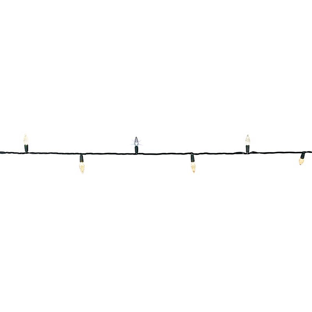 Celebrations - C650CHSA - Platinum LED C6 Multicolored/Warm White 50 CT String Christmas Lights 25 Ft.