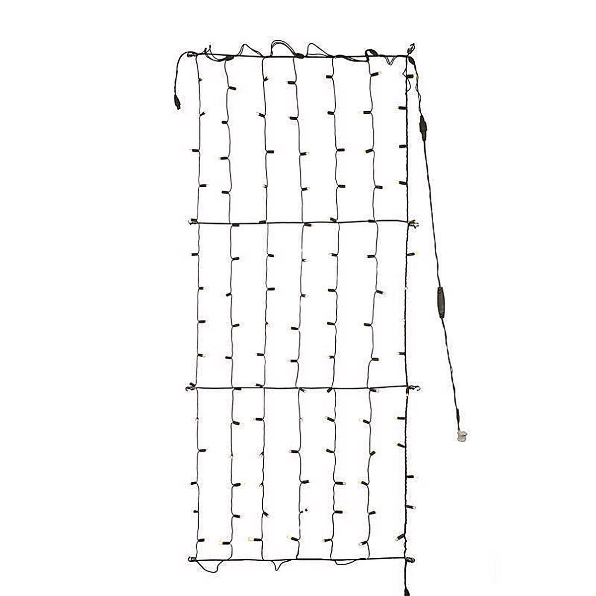 Celebrations - TW100BWWA - Platinum LED Mini Warm White 100 CT Net Christmas Lights 6 Ft.