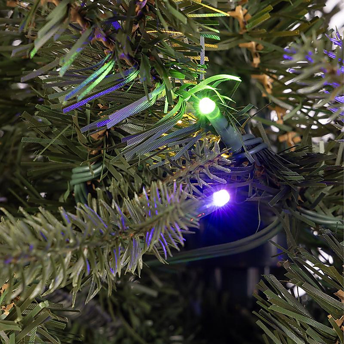 Celebrations - TSMF7CCA - 1-2 Tree 7 Ft. Slim LED 350 CT Majestic Fraser Fir Color Changing Christmas Tree
