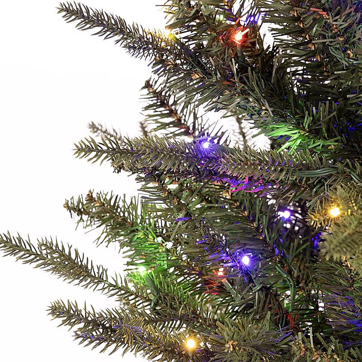 Celebrations - TSMF7CCA - 1-2 Tree 7 Ft. Slim LED 350 CT Majestic Fraser Fir Color Changing Christmas Tree
