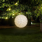 Celebrations - 75SLSWWA - LED Warm White Starlight Sphere 7.5 In. Hanging Decor