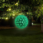 Celebrations - 75SLSGRA - LED Green Starlight Sphere 7.5 In. Hanging Decor
