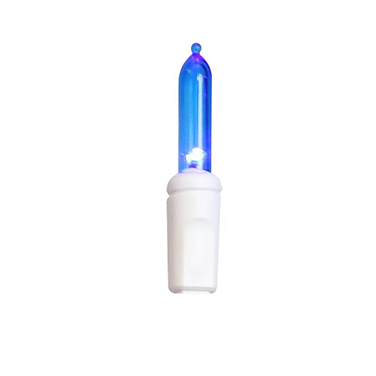 Celebrations - ICT5FZSA - Platinum LED T5 Blue/Pure White 100 CT Icicle Christmas Lights 9.5 Ft.