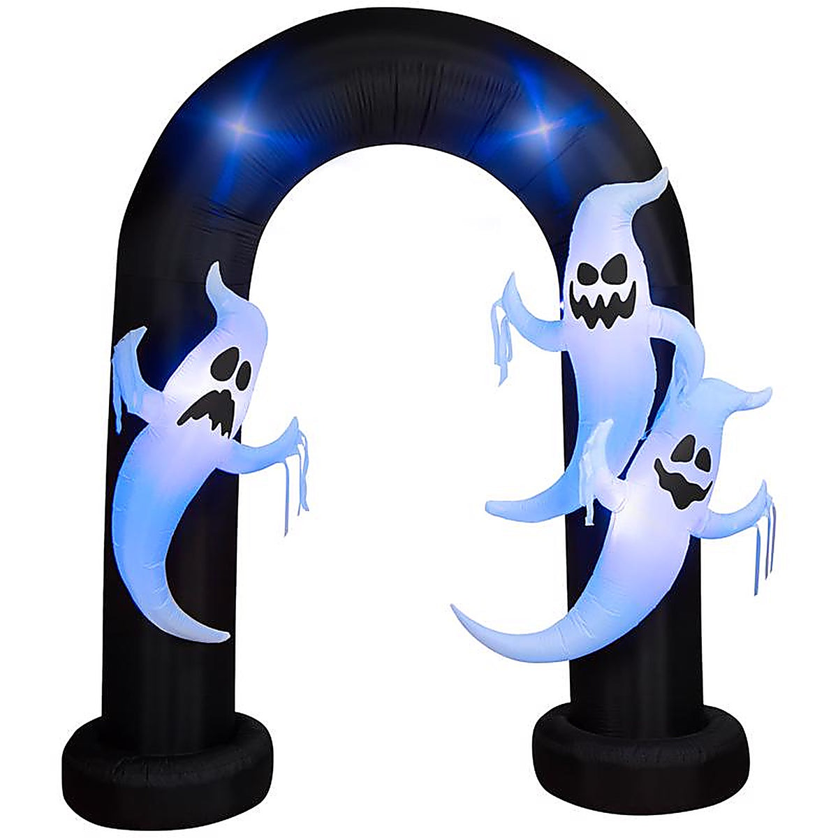 Gemmy - 551998 - 9 Ft. LED Prelit Archway Trio Ghost Inflatable