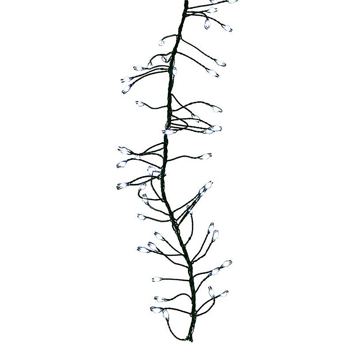 Celebrations - BSCCX250PWA - Platinum LED Big Seed Cluster Pure White 250 CT String Christmas Lights 10 Ft.