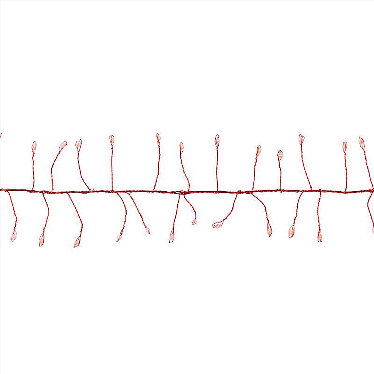 Celebrations - BSCCX250RDRDA - Platinum LED Big Seed Cluster Red 250 CT String Christmas Lights 10 Ft.