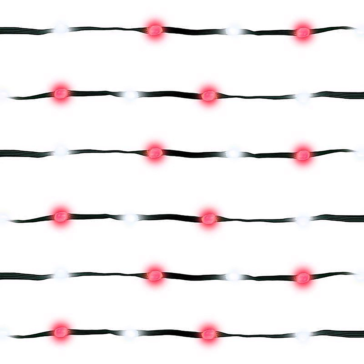 Celebrations - RBC200CC2A - LED Red/White 200 CT String Ribbon Light 33 Ft.