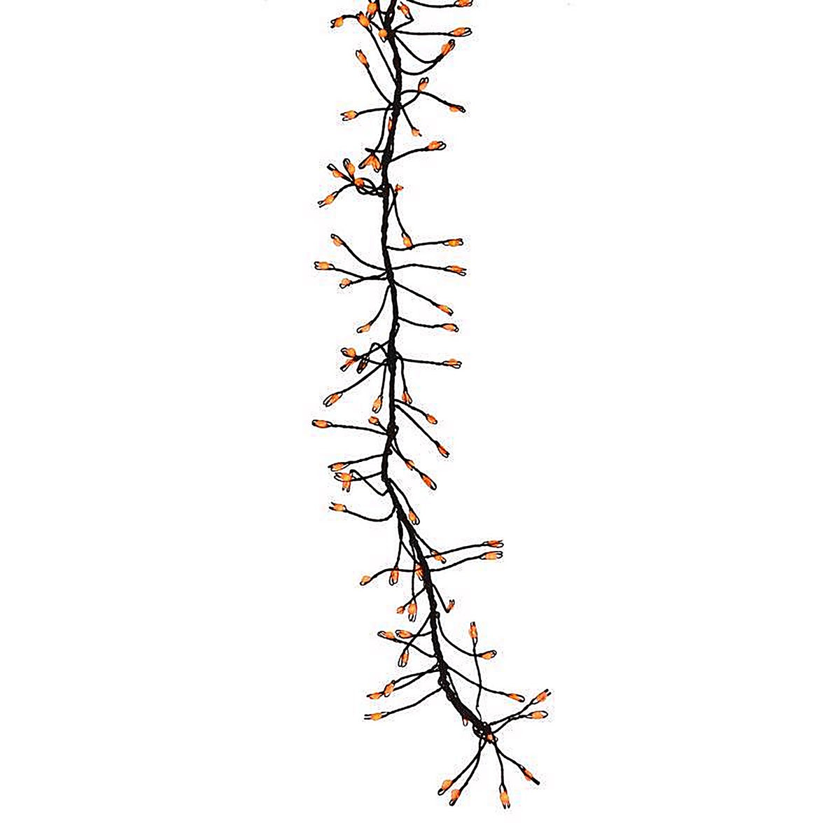 Celebrations - BSCCX250ORA - Orange 250 CT 3 In. LED Prelit Connectable Big Seed Cluster Halloween Lights